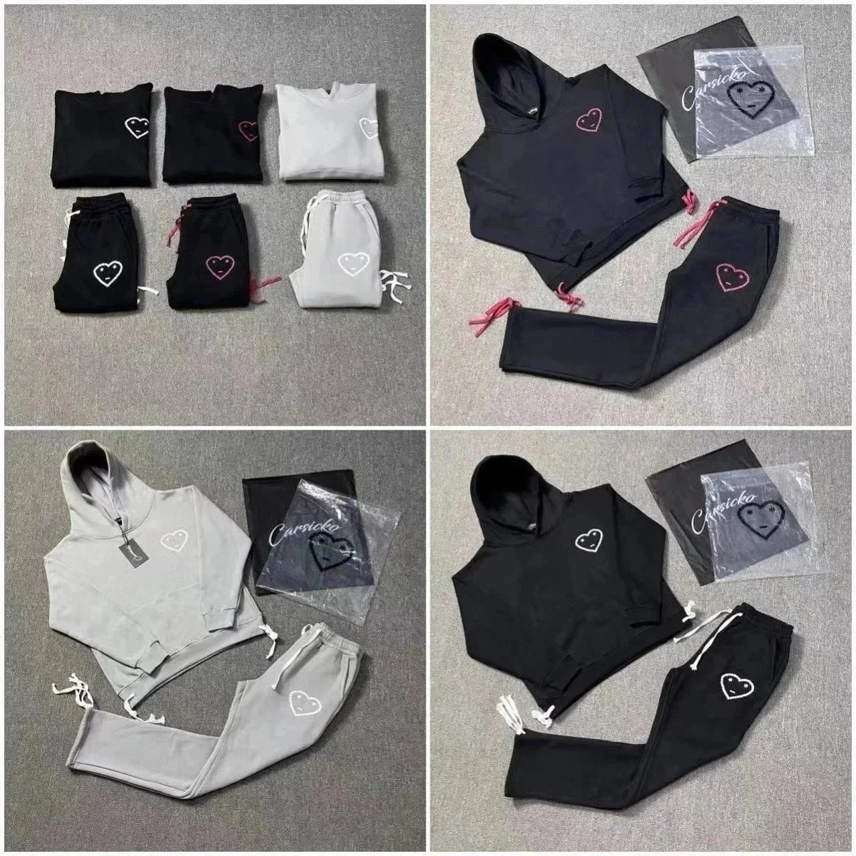 Mens 100% Cotton Y2k Tracksuit Set