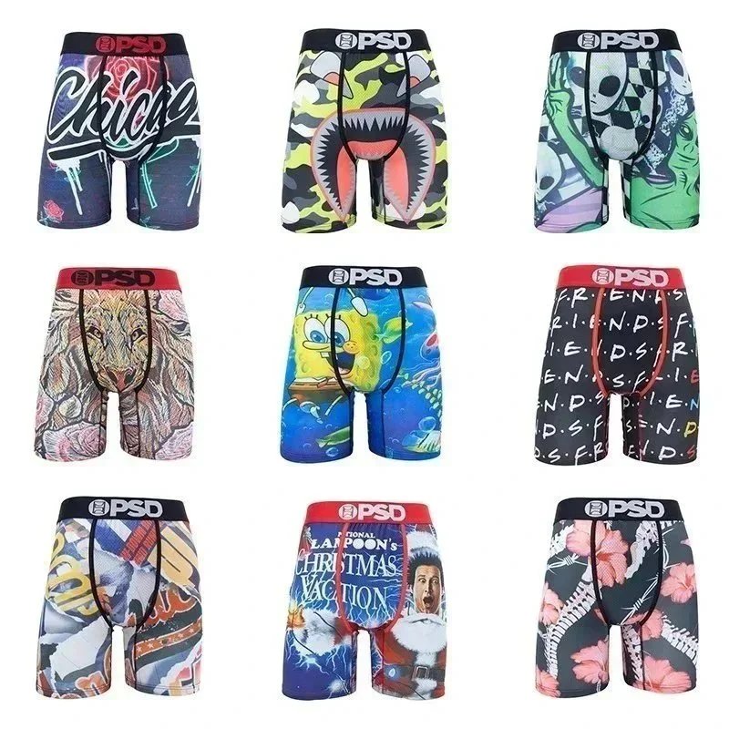 Men's Sport Printed Boxers