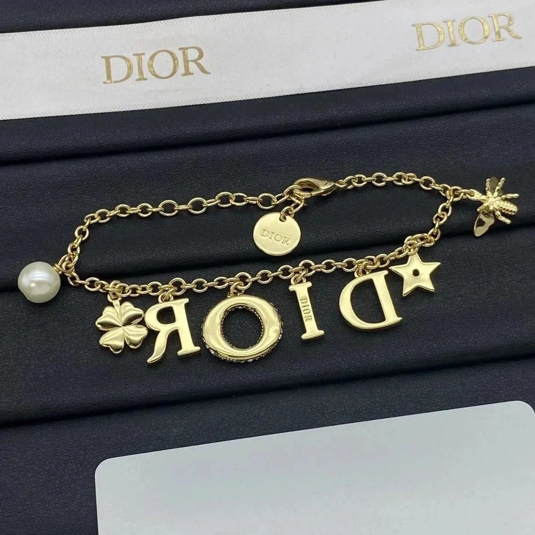 DIOR DioRevolution Bracelet Gold-Finish Metal And White
