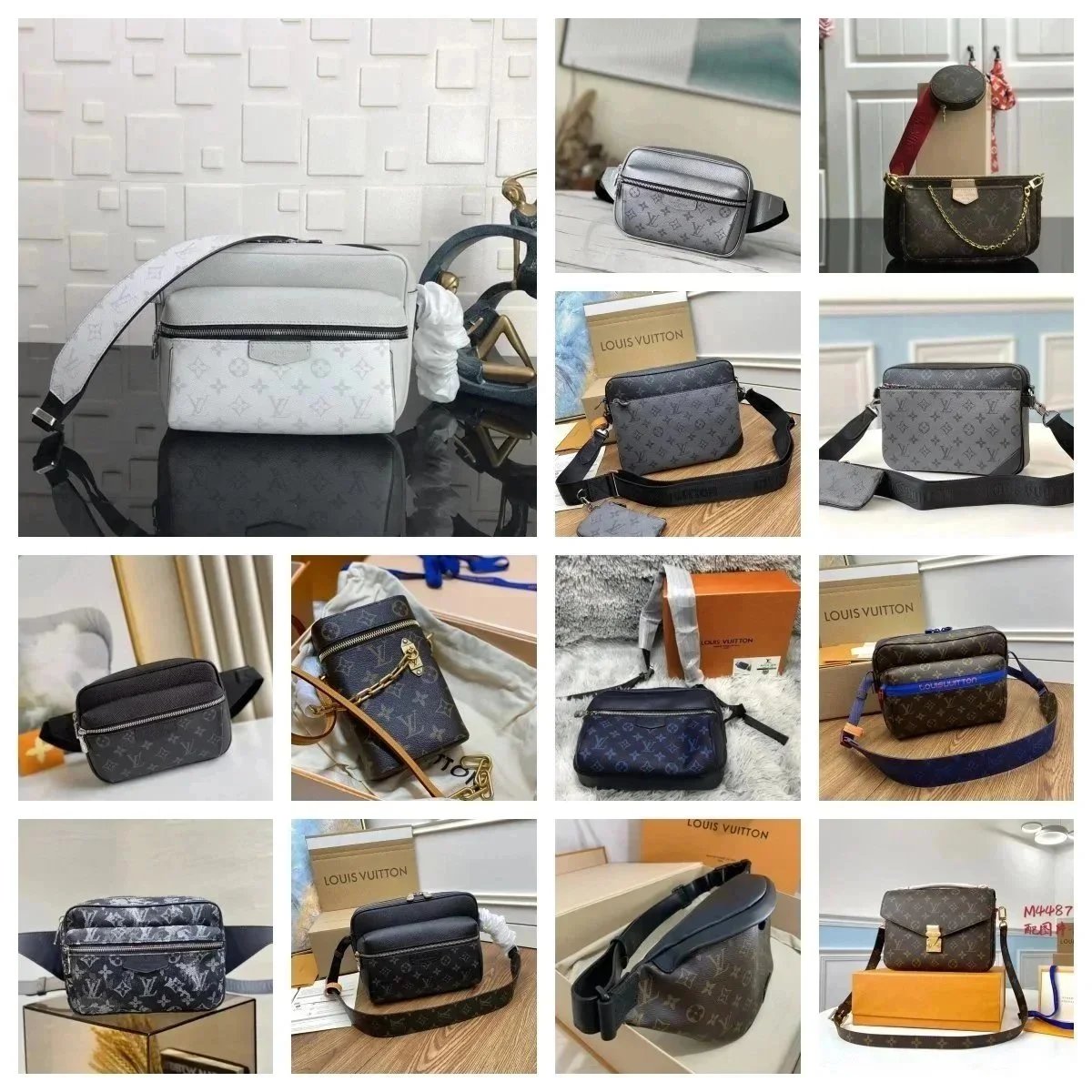 Louis Vuitton Outdoor Messenger Bag Monogram Taigarama