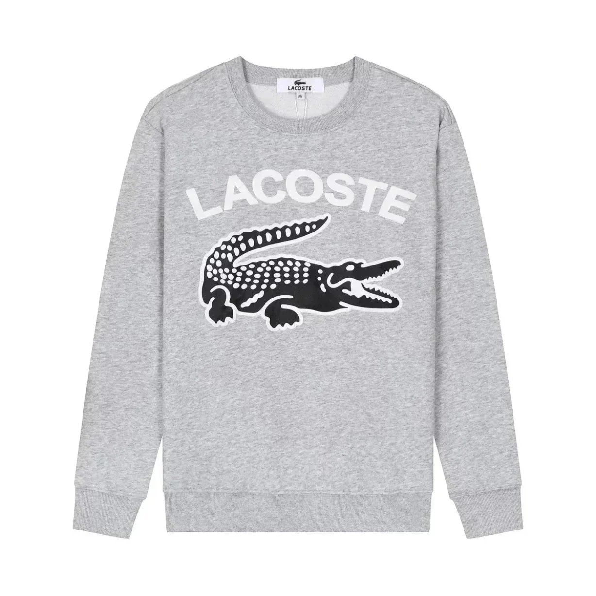 Lacoste Men's Croc Print Crew Neck Sweatshirt