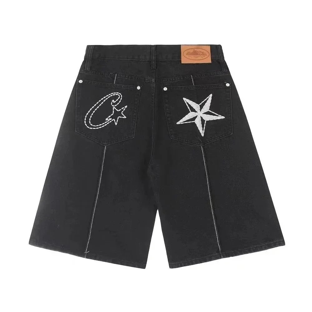 Corteiz C-Star Denim Shorts