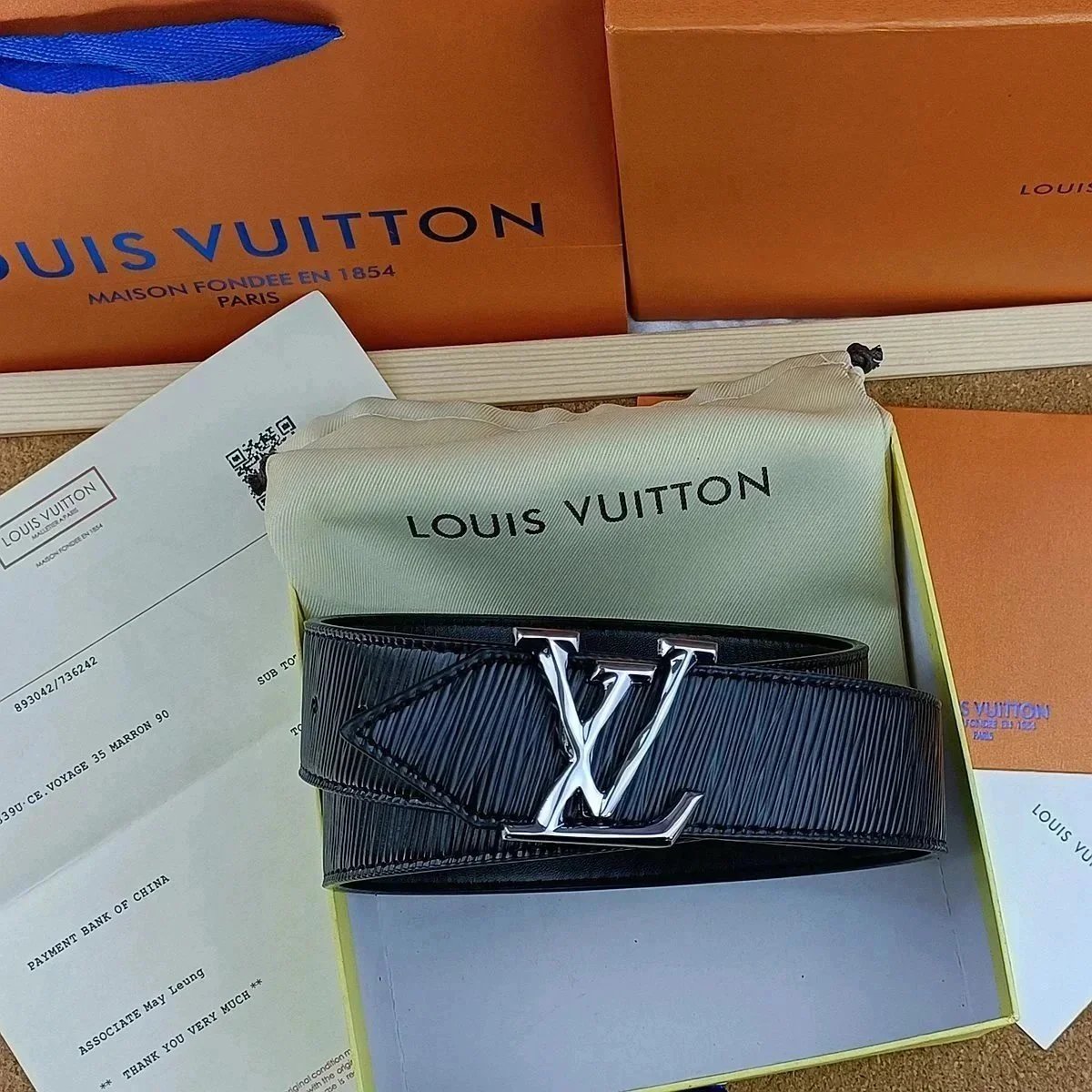Louis Vuitton Epi Leather Belt