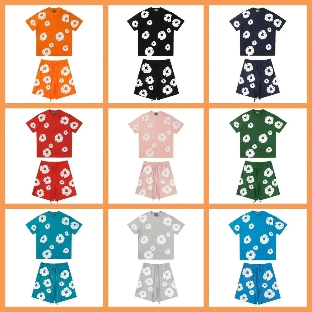 Women's And Men's Casual Loose Fitting Printed T-shirt