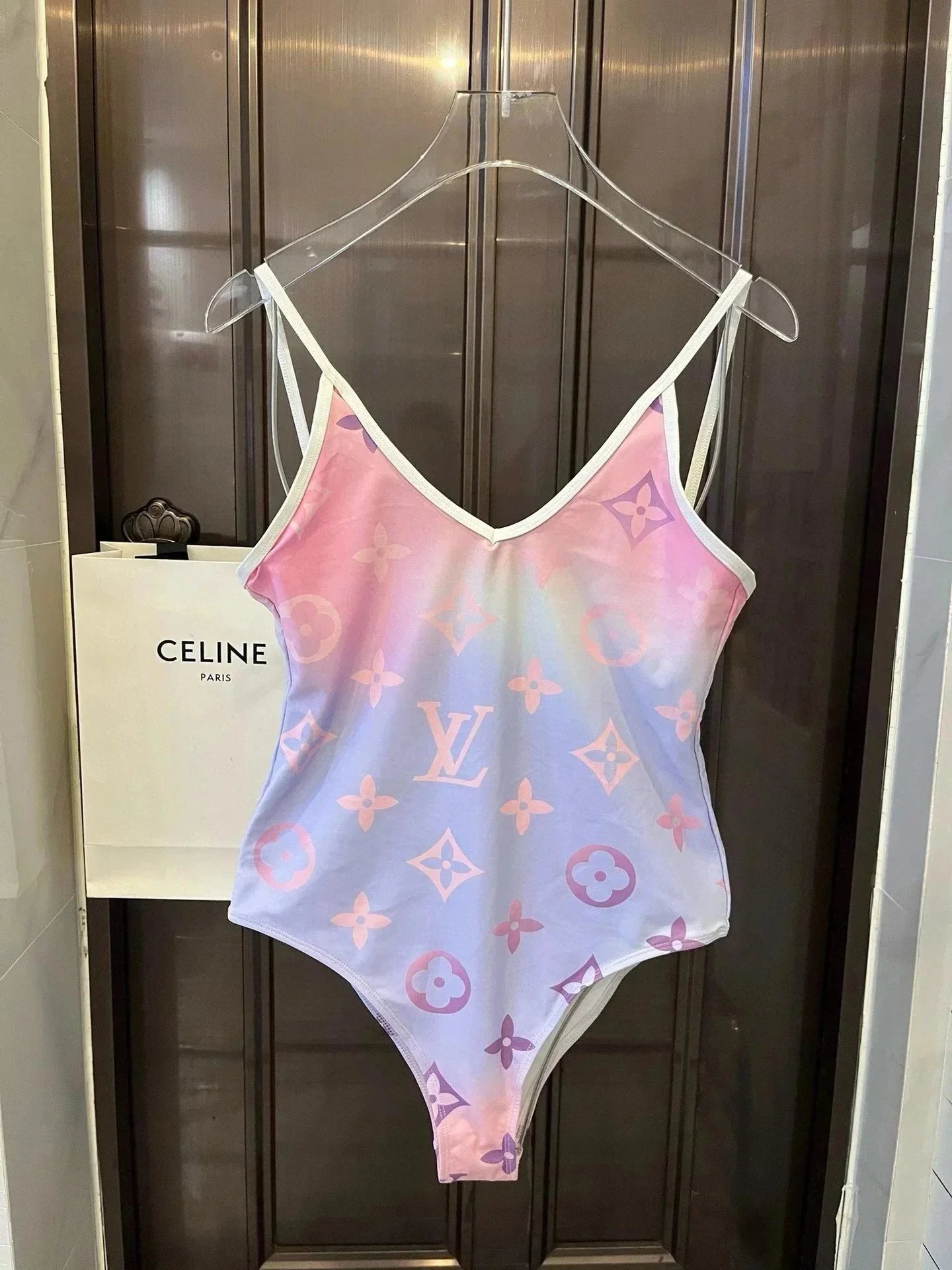 Louis Vuitton Monogram Gradient Cut-Out One-Piece