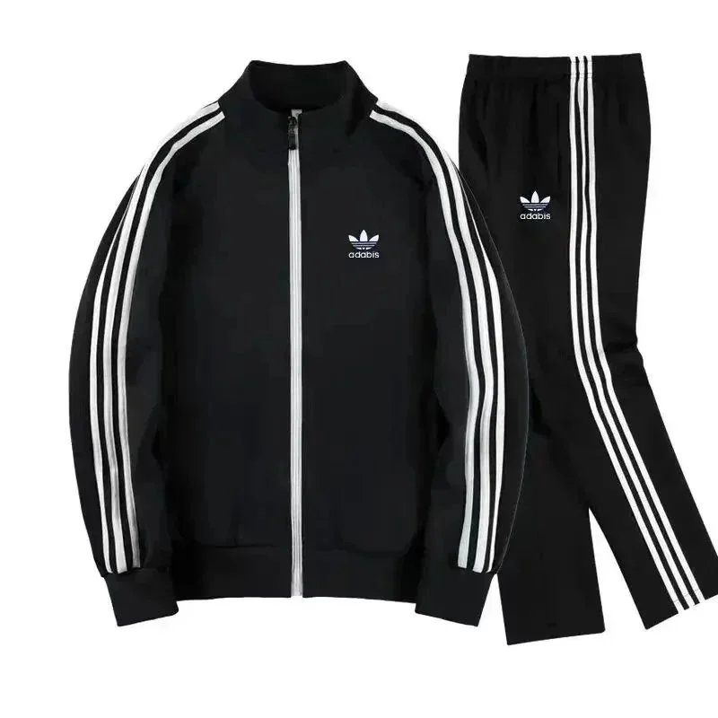 Adidas Kids-Black Logo Tracksuit