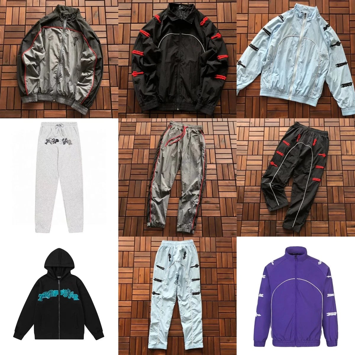 Trapstar Track Suit Set Men's Sportswear Jacket and Pants