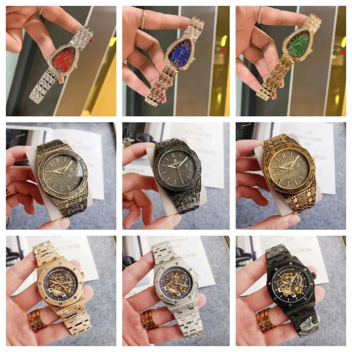 Luxury Mechanical Watches for Men and Women - Elegant Design with Skeleton Dial