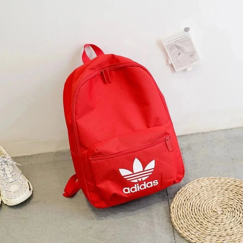 Adidas Red Classic Backpack for Men Women Students
