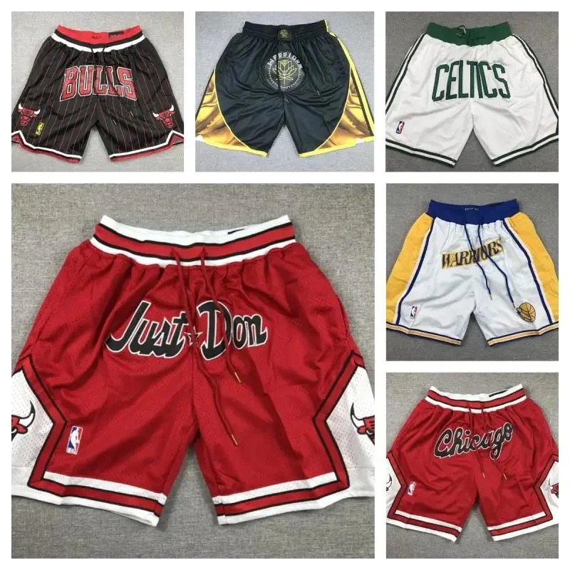 Just Don Chicago Bulls NBA Basketball Shorts for Men Women