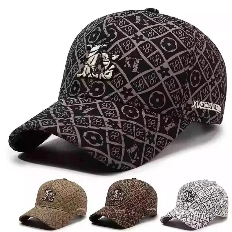 XUESHANFENG Patterned Baseball Cap for Men and Women Outdoor Fashion Hat