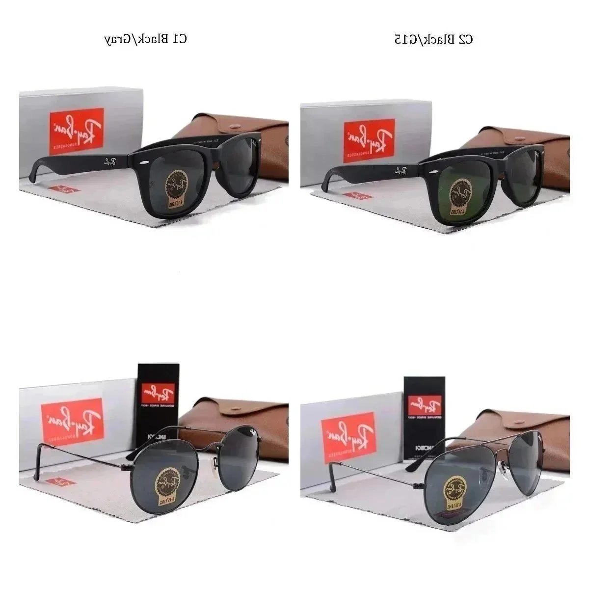 Ray-Ban Classic Sunglasses for Men and Women - Wayfarer & Aviator Styles