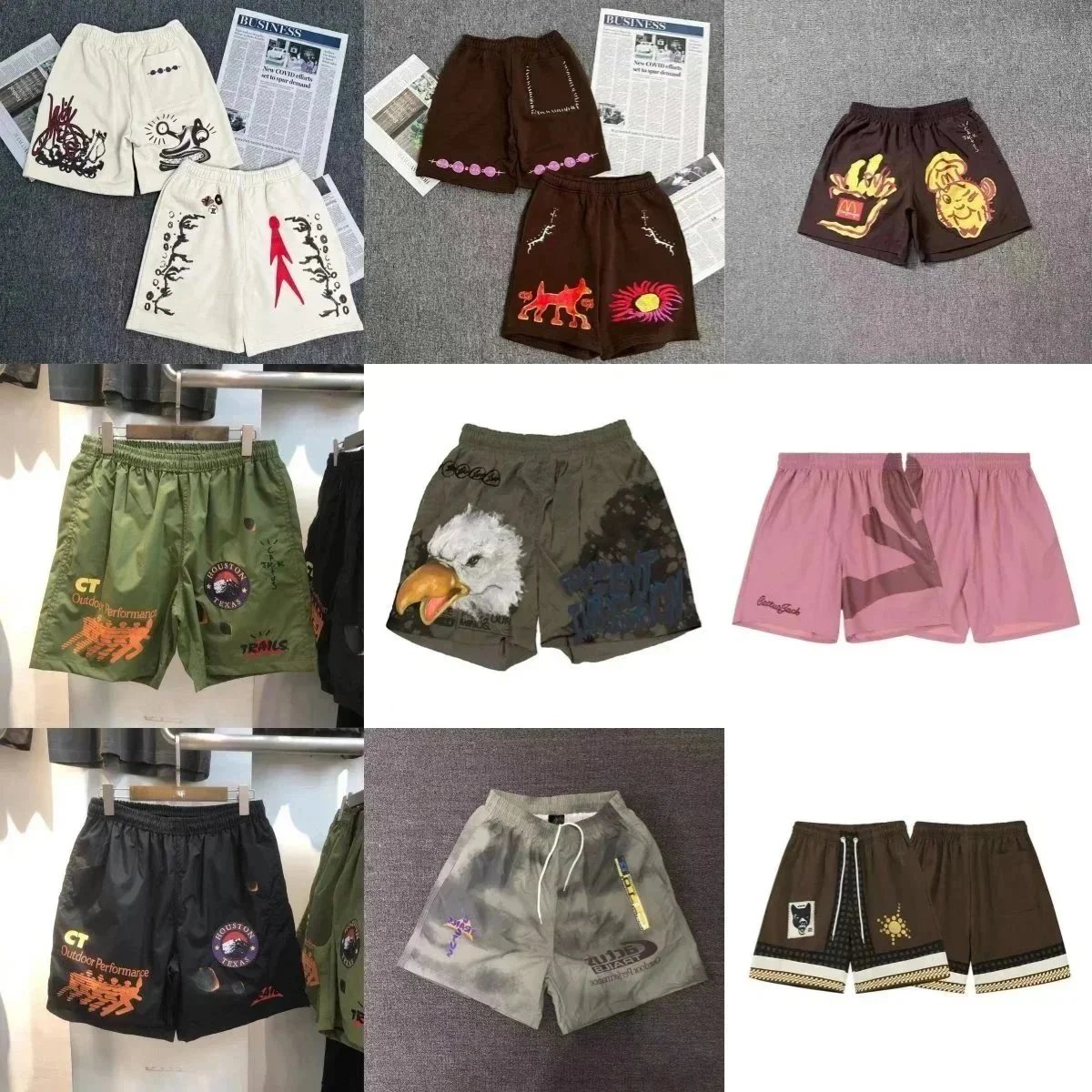 Stylish Printed Men's Shorts for Casual Wear and Outdoor Activities