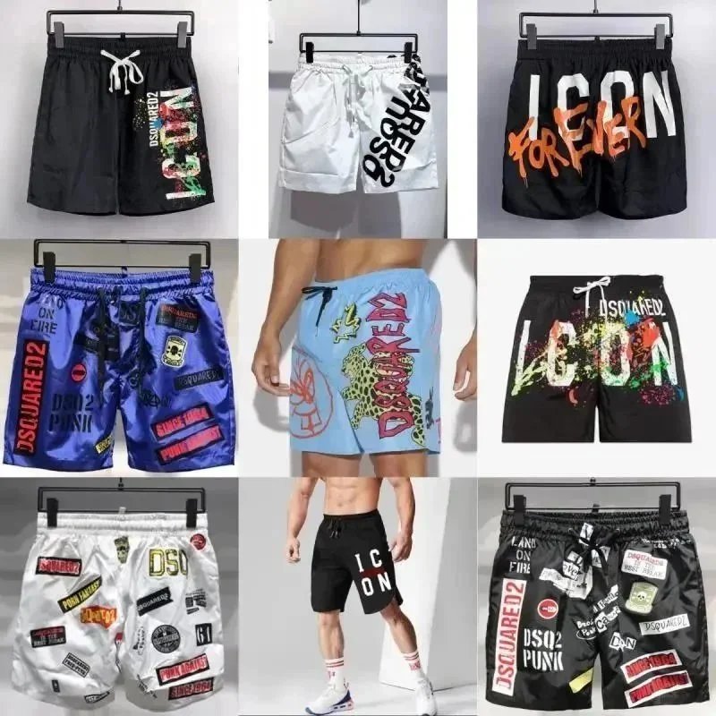 DSQUARED2 ICON Graphic Print Men's Shorts