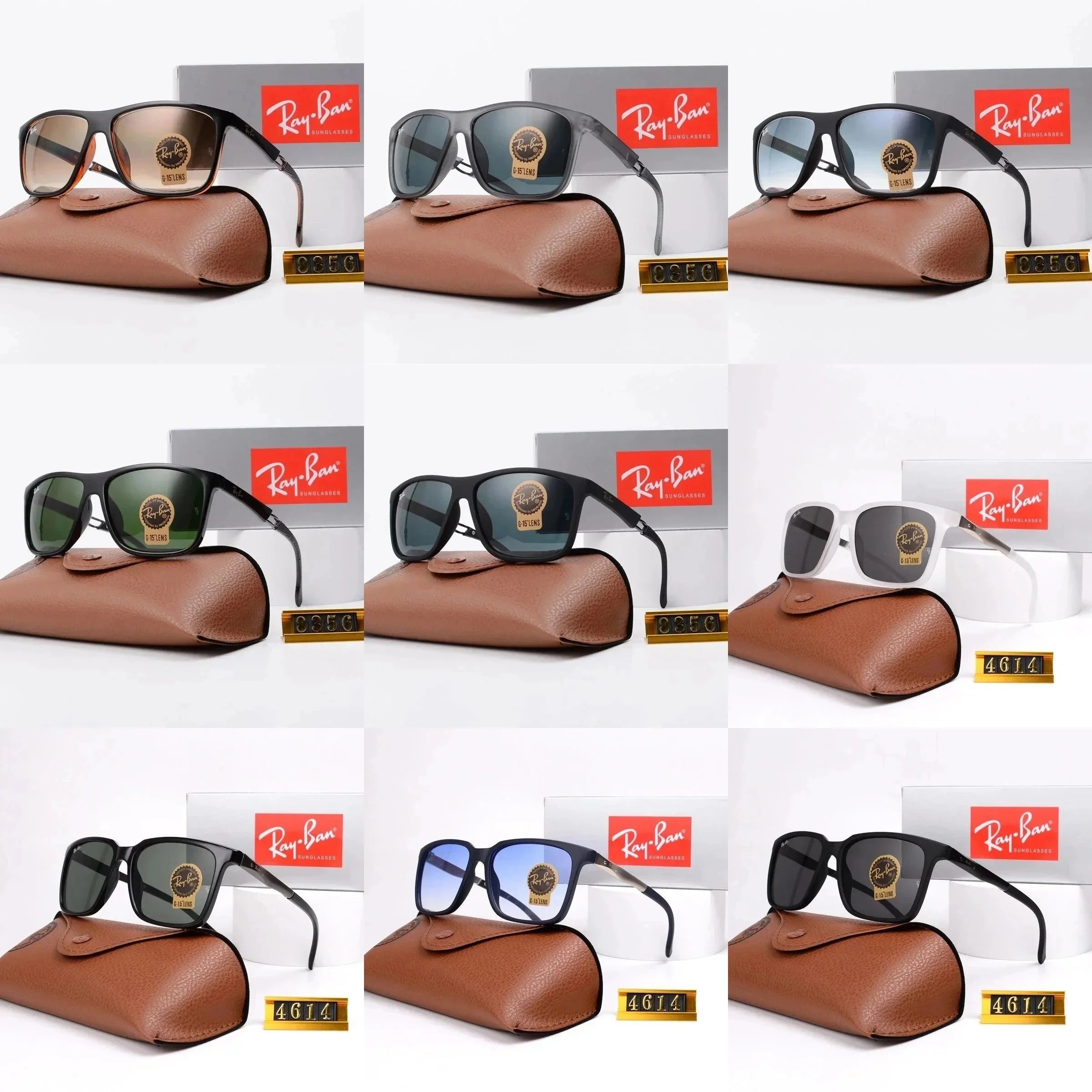 Ray-Ban 4614 Sunglasses Classic Square Frame UV Protection