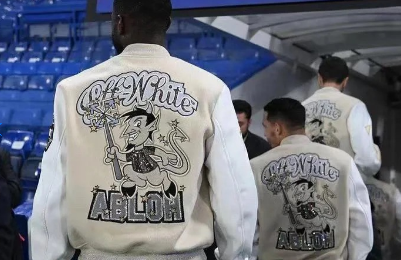 Off-White x Ablon Collaborative Embroidered Jacket