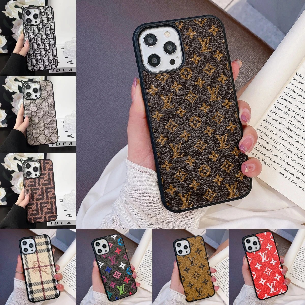 Luxury Brand Pattern iPhone Case for iPhone 12 Pro Max