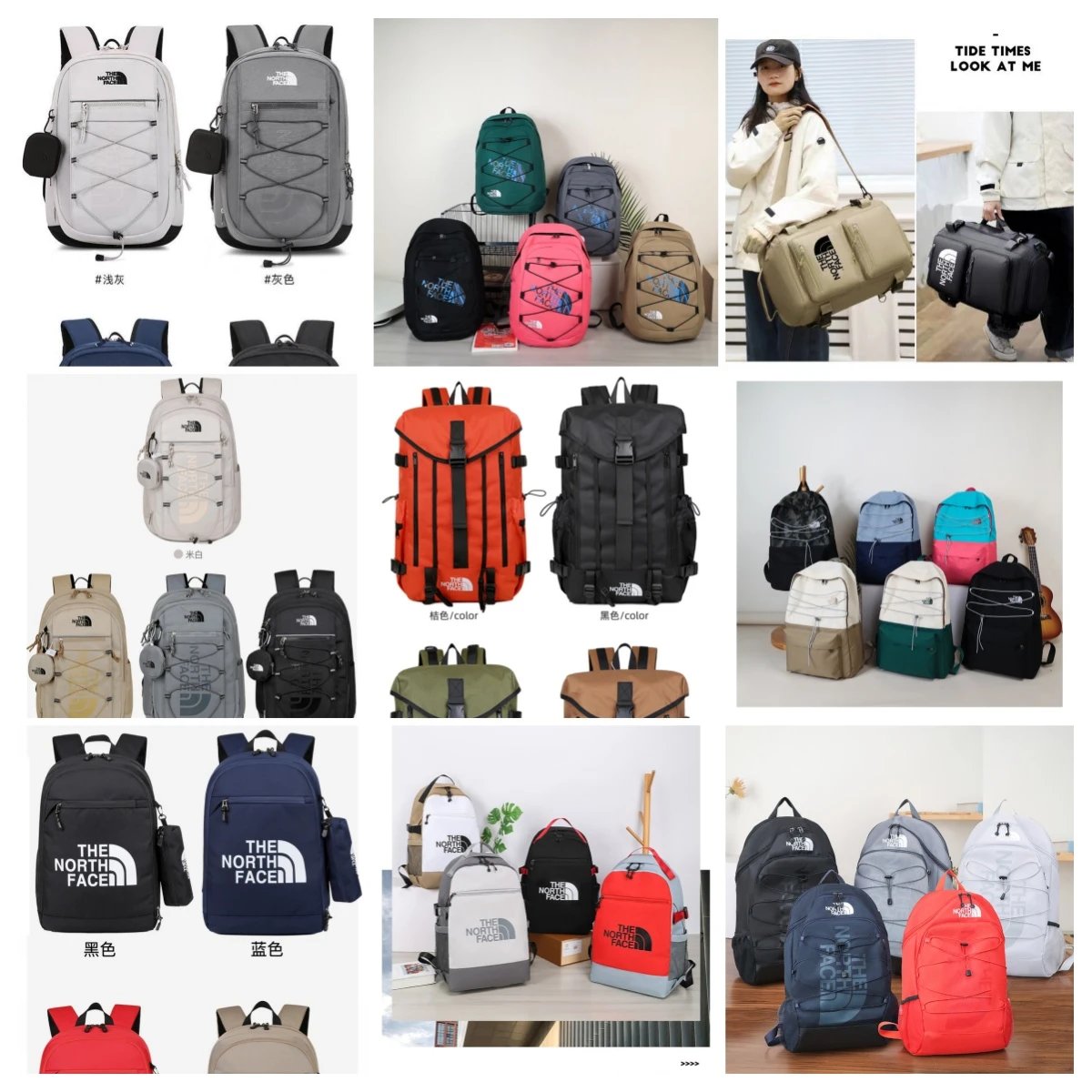The North Face Backpacks for Men Women Outdoor Travel School