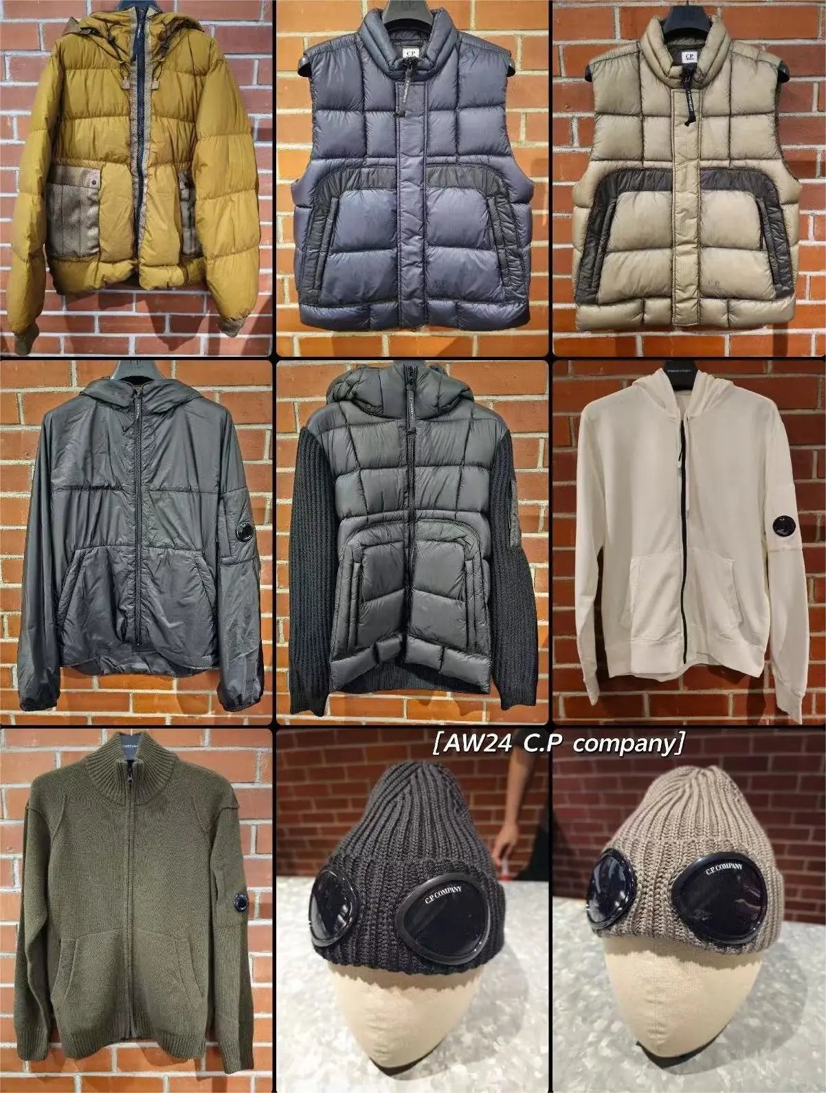 AW24 C.P. Company Outerwear Collection - Puffer Jackets, Vests & Knit Hats