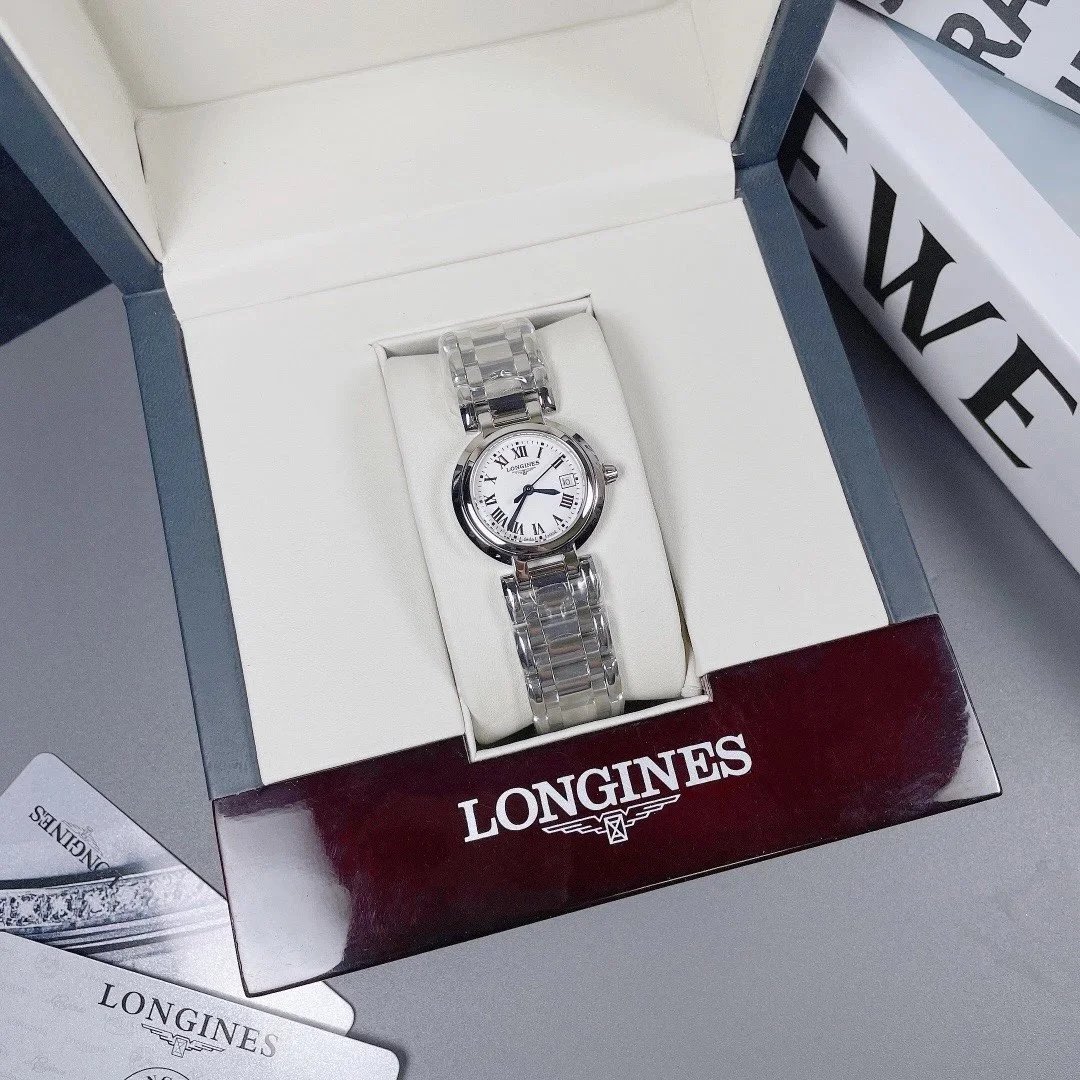 LONGINES Elegant Women's Watch with Silver Stainless Steel Bracelet