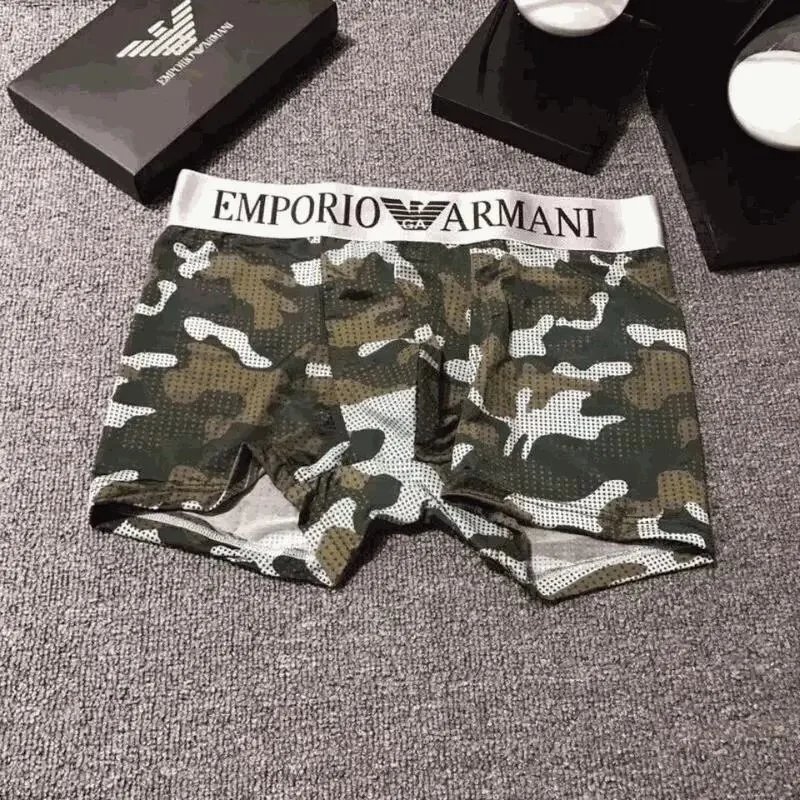 EMPORIO ARMANI Camouflage Print Men's Boxer Briefs