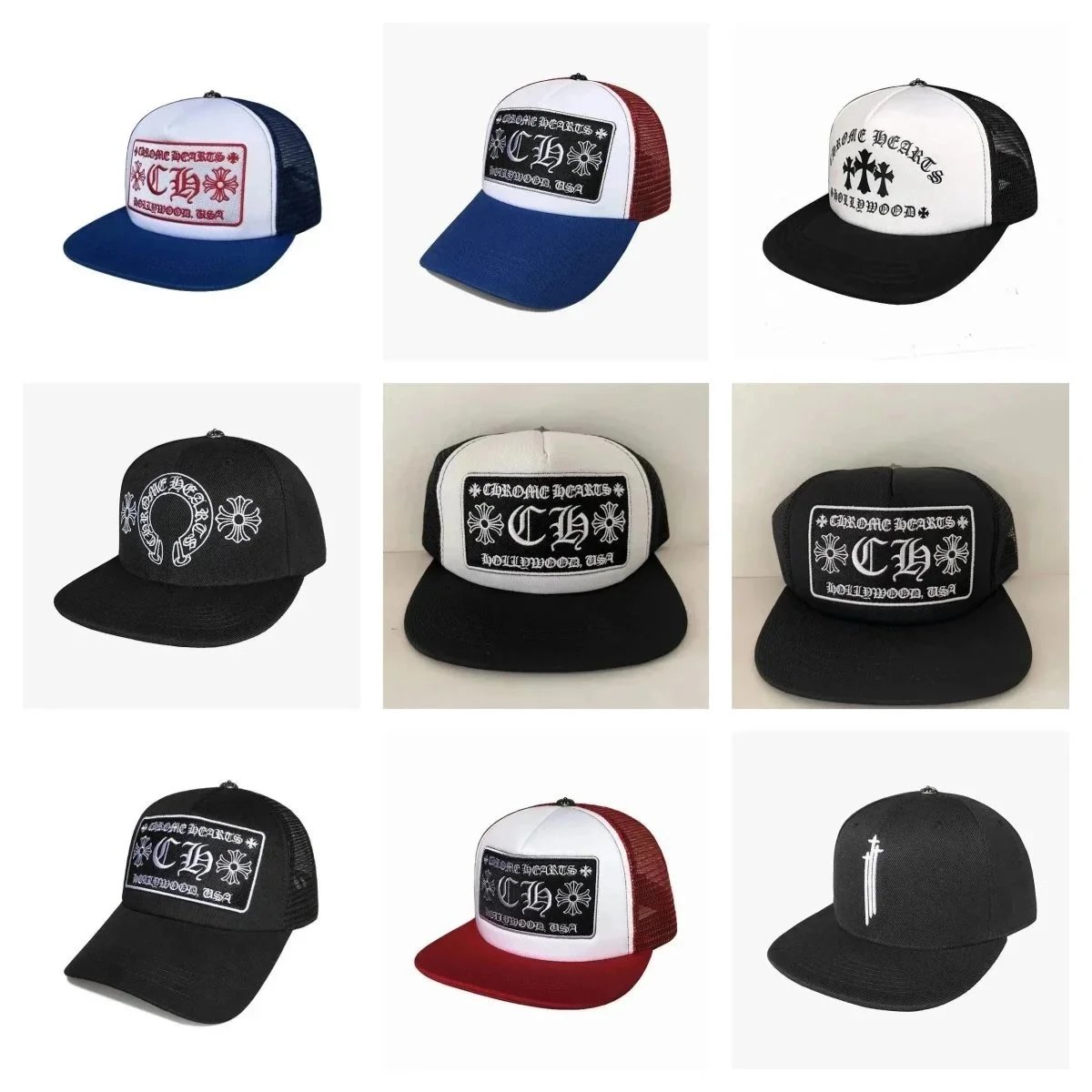 Chrome Hearts Trucker Hats - Premium USA Made Caps