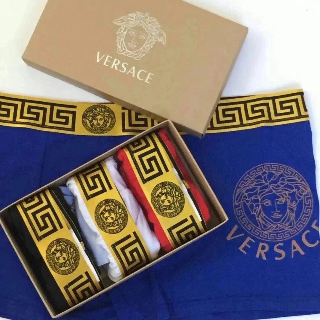 Versace Classic Medusa Scarf Set in Gift Box
