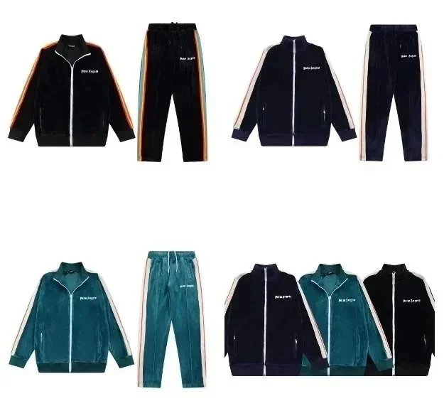 Dime League Velour Track Suit Set Men Women Sportswear Jacket Pants