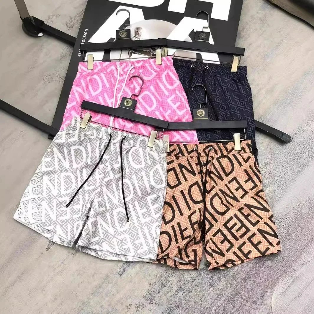 FENDI Logo Print Men's Swim Shorts