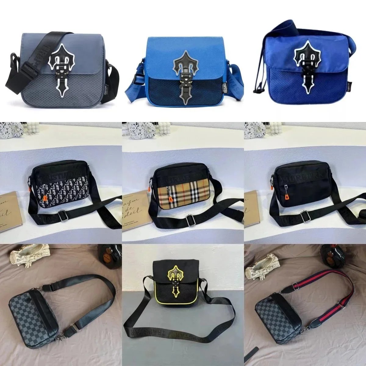 Kingdom Hearts Crossbody Bag with Keyblade Design