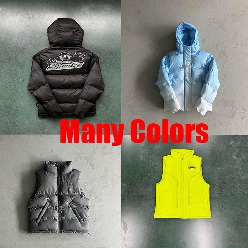 Trapstar Hooded Puffer Jacket and Vest in Multiple Colors