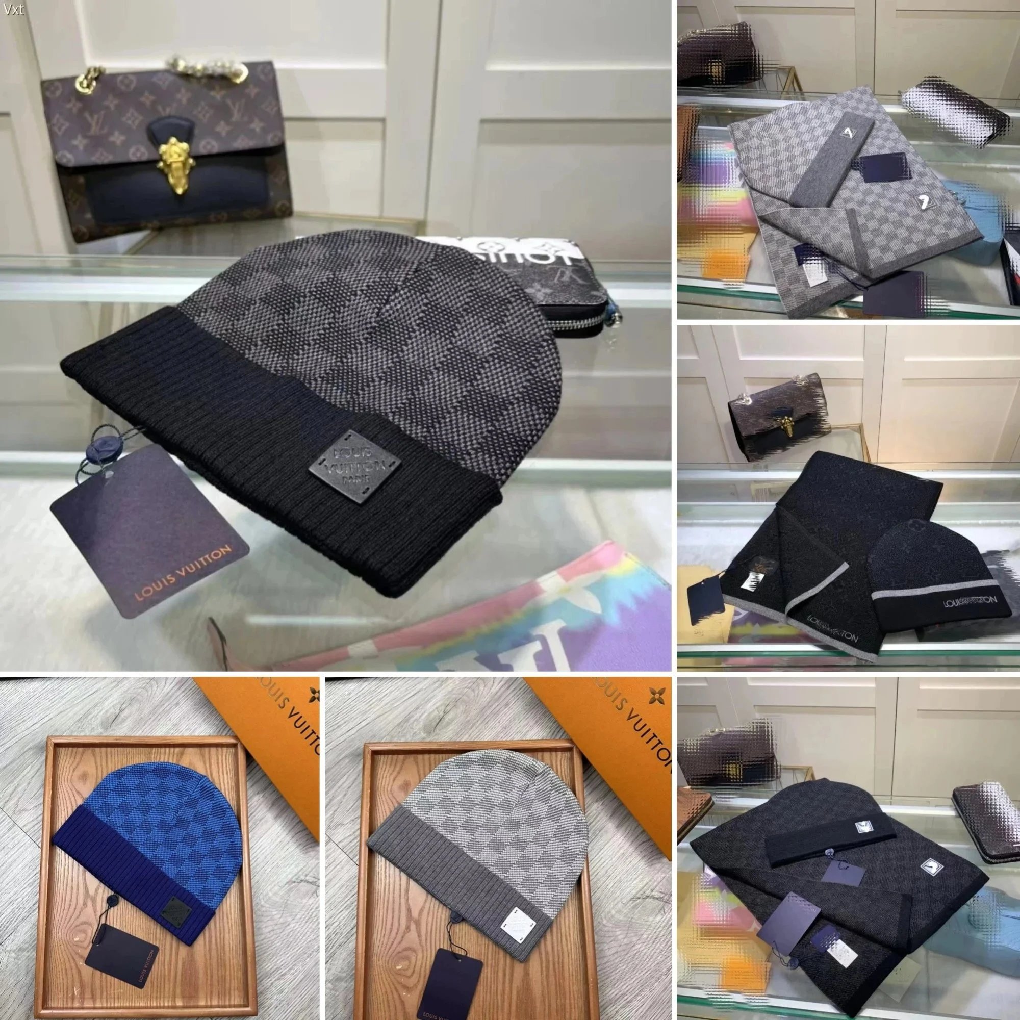 Louis Vuitton Monogram Knit Beanie Hat for Men and Women