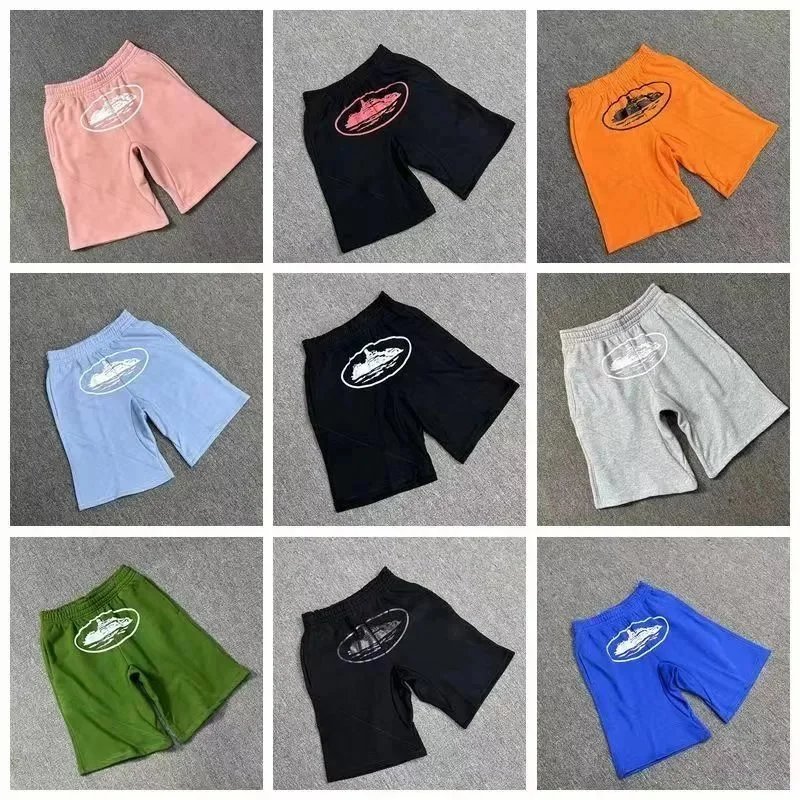 Casual Cotton Shorts for Men and Women - Multiple Colors with Logo Design
