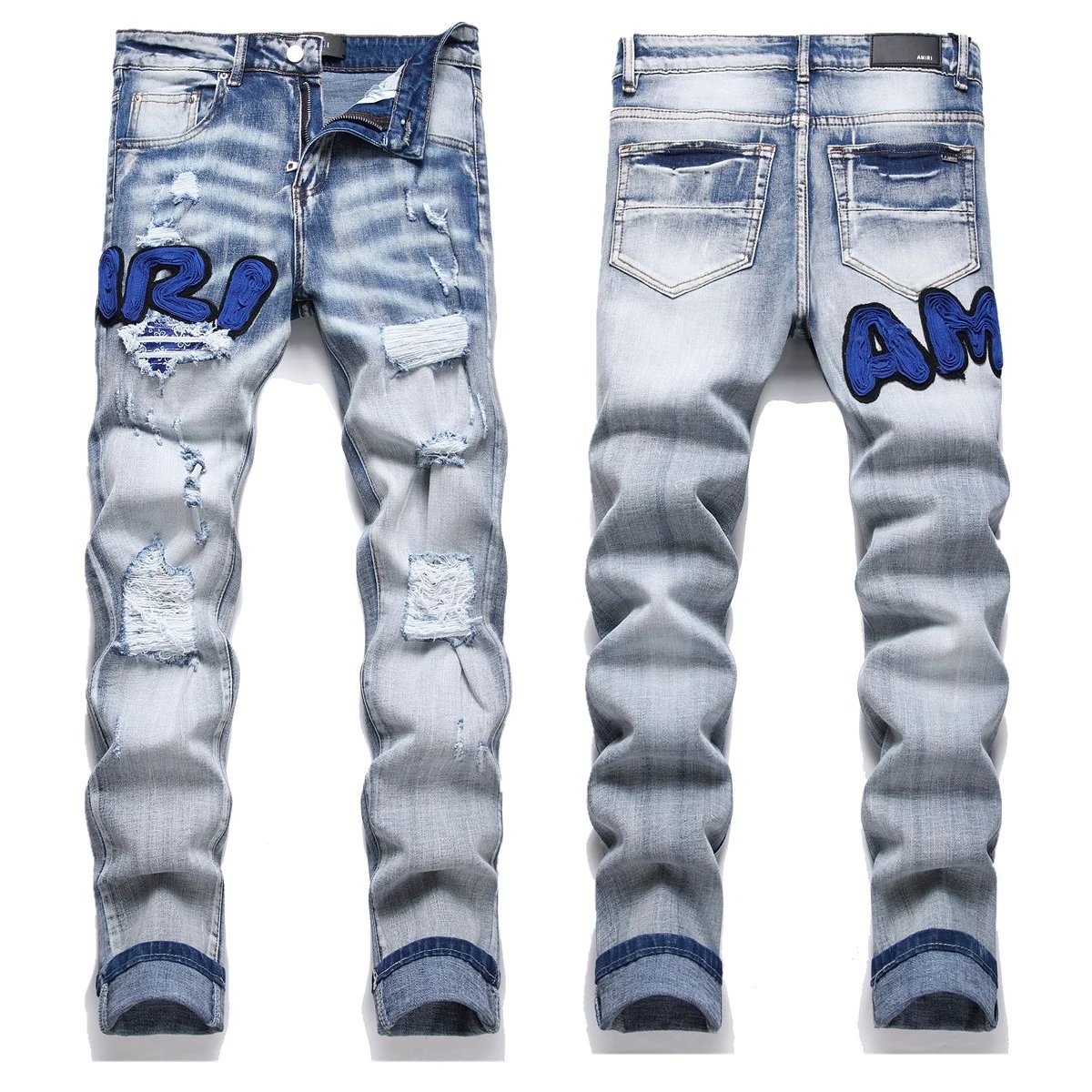 AMIRI Ripped Distressed Denim Jeans for Men