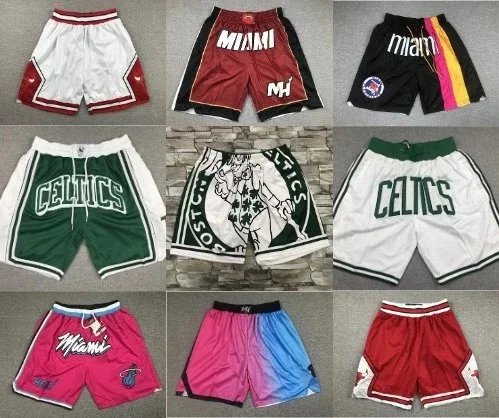 NBA Basketball Shorts Miami Celtics Team Edition