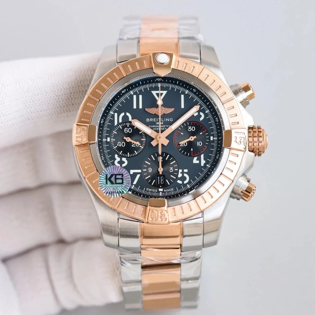 Breitling Chronoliner Two-Tone Chronograph Watch