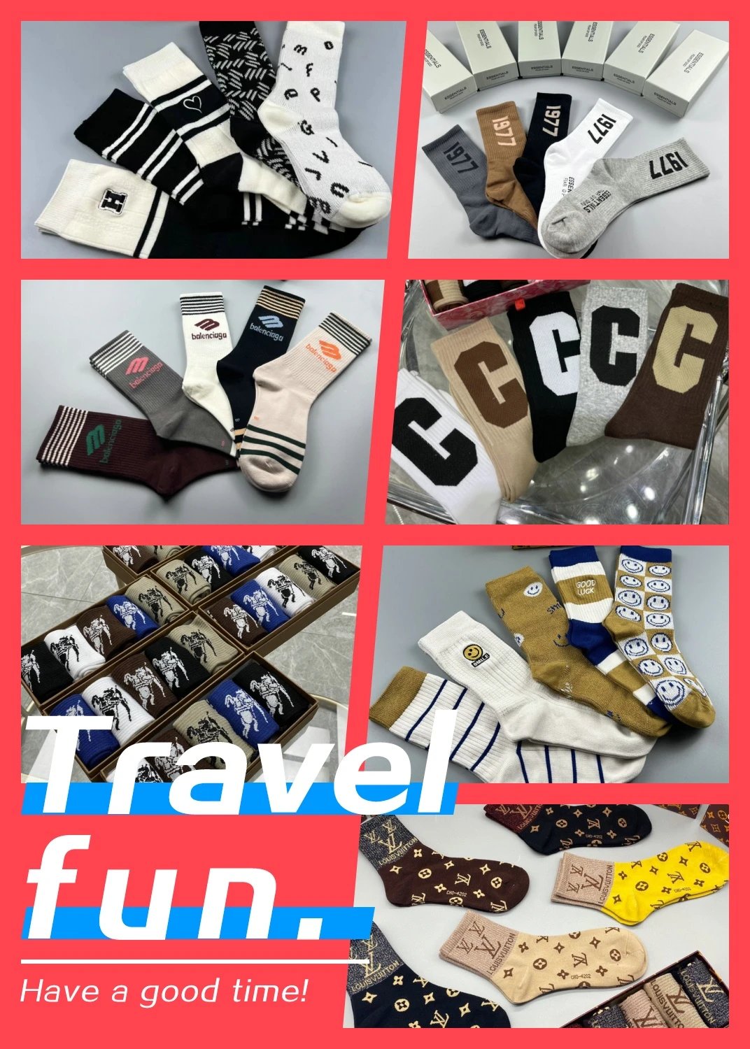 Fashion Designer Socks Collection for Men and Women