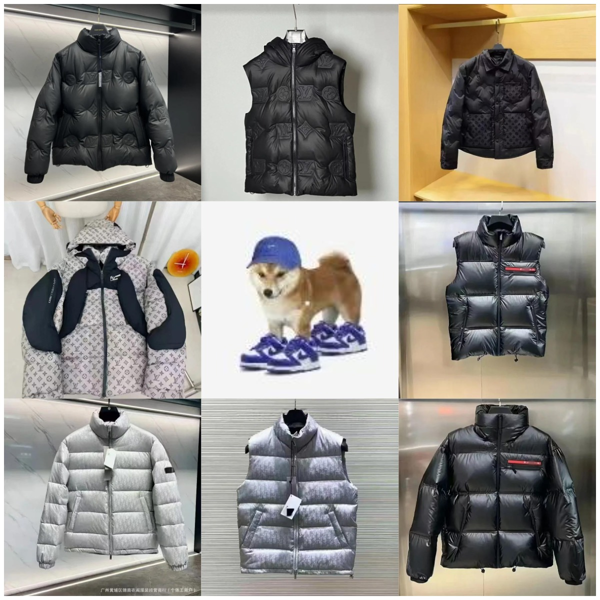 Luxury Louis Vuitton Monogram Down Jacket & Vest Collection