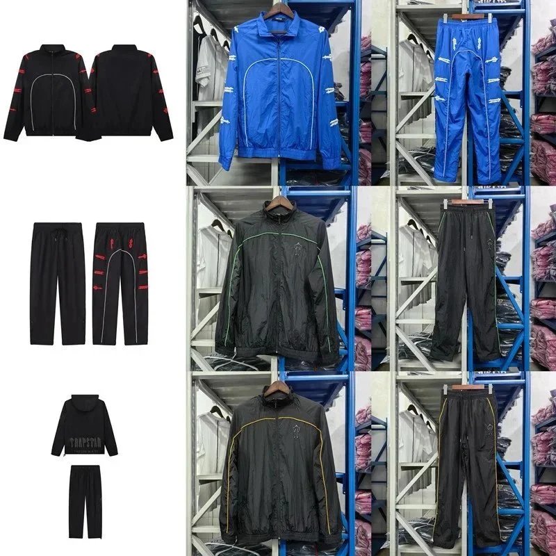 TRAPSTAR Sport Suit Tracksuit Set Men Women Athletic Wear Jacket Pants