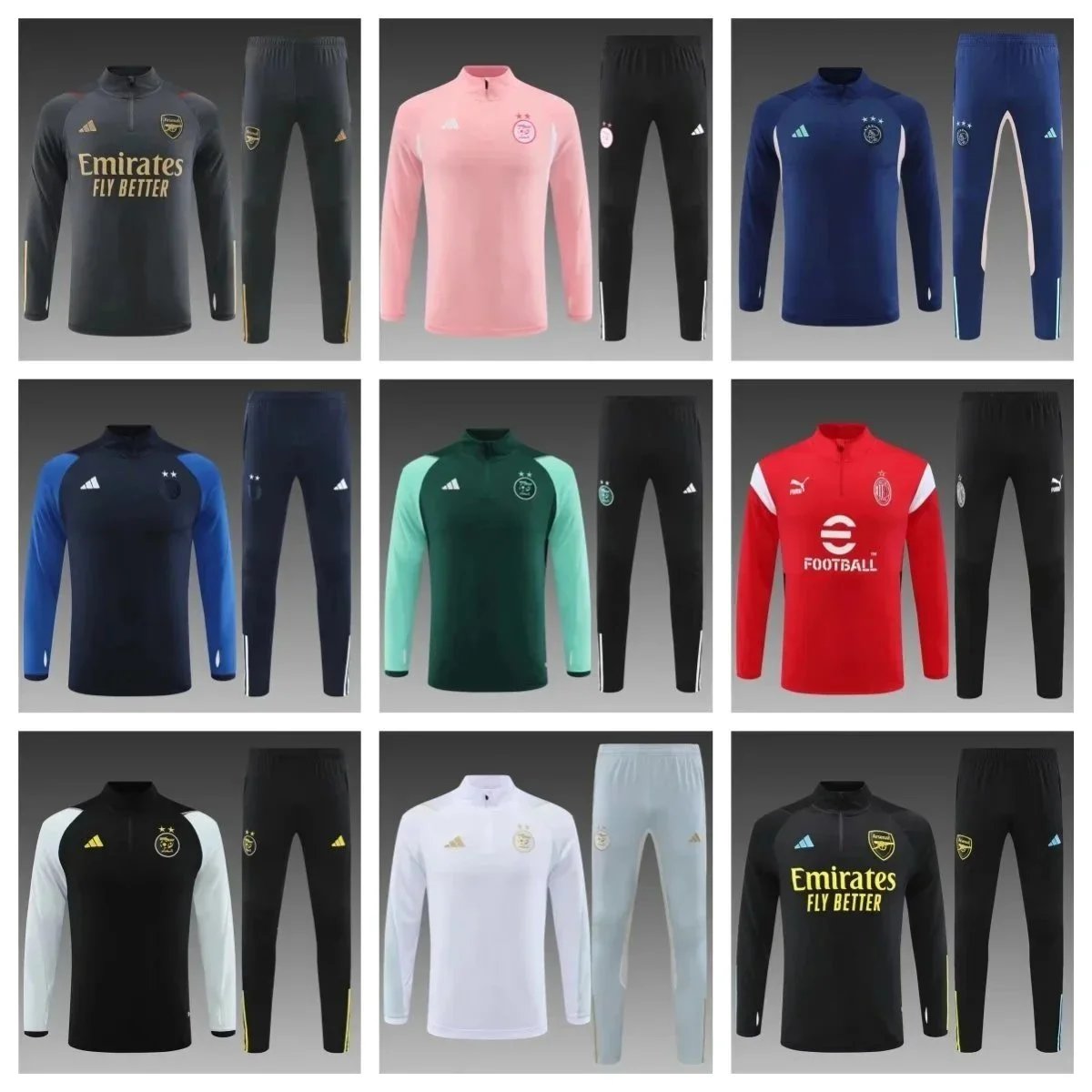 Official Football Training Tracksuits for Men - Adidas Teamwear