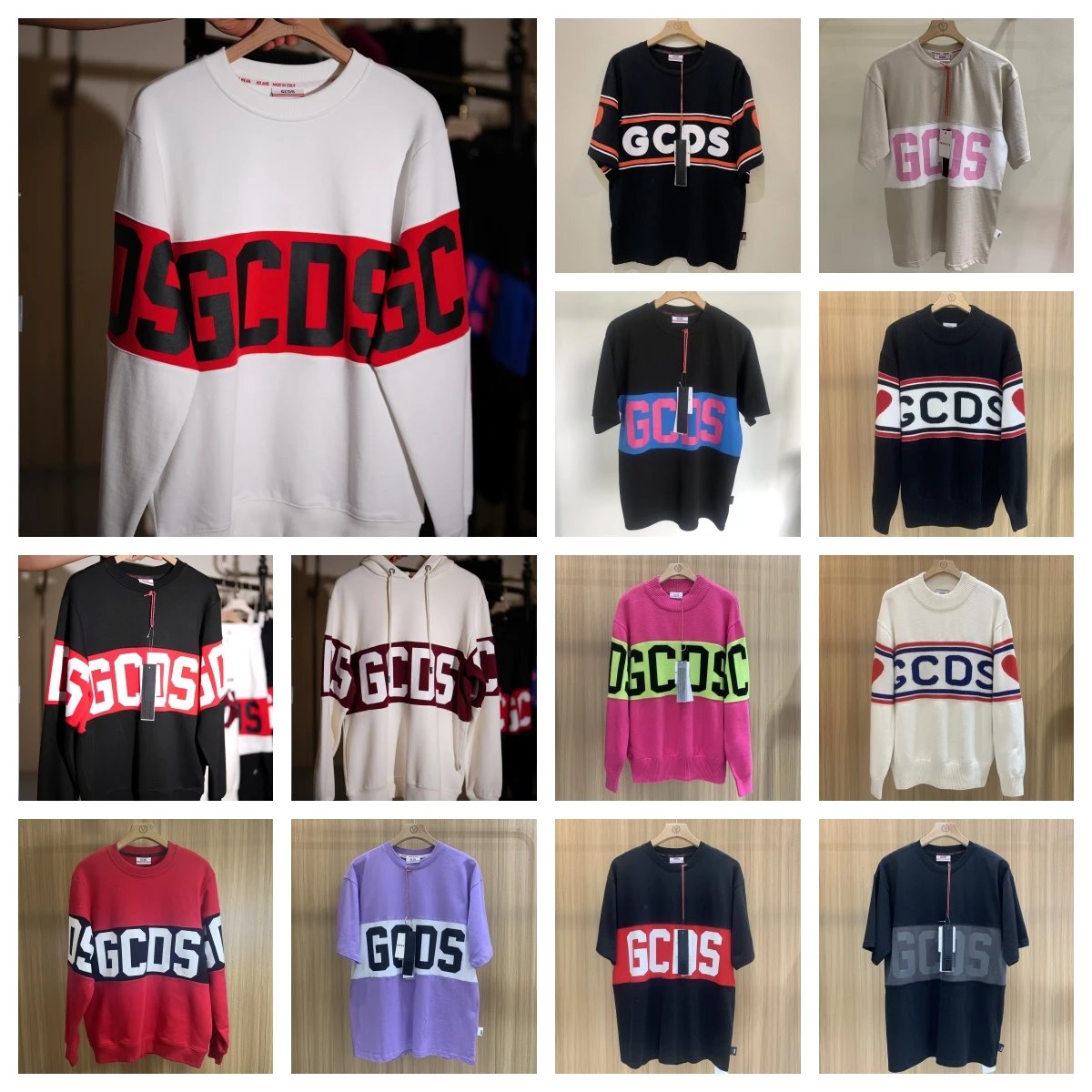 GCDS Logo Sweatshirts and Sweaters for Men and Women