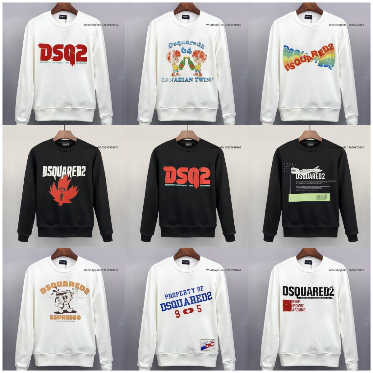 DSQUARED2 Sweatshirts for Men and Women - Fashion Streetwear