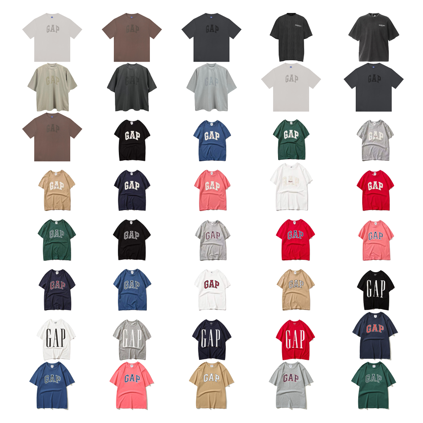 GAP Logo T-Shirt for Men and Women - Classic Cotton Tee in Multiple Colors
