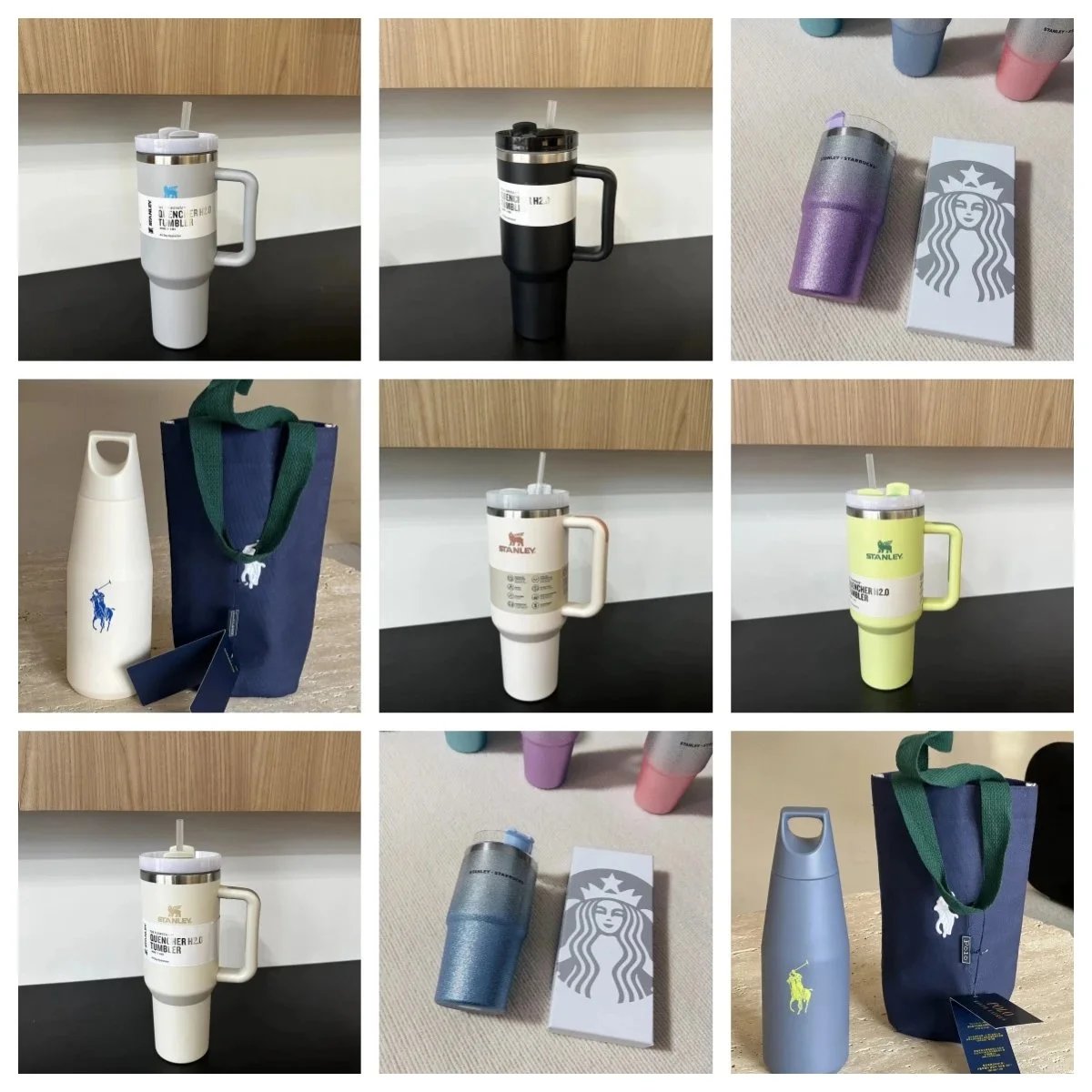 Stanley Quencher H2.0 Tumbler with Handle and Straw - Insulated Travel Mug
