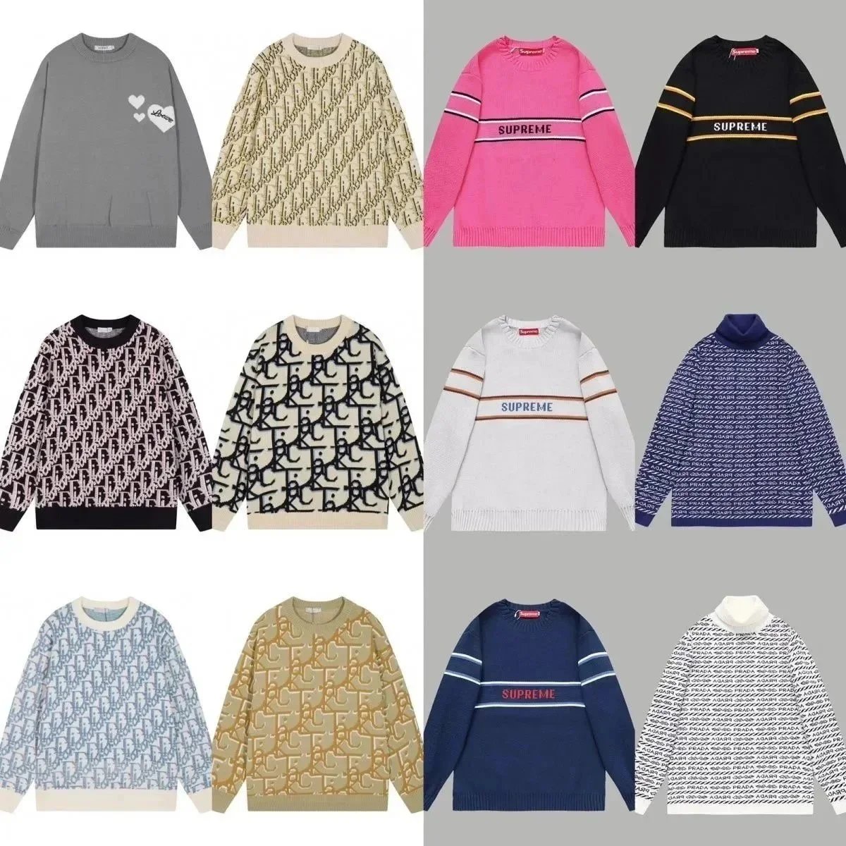 Supreme Knit Sweaters Collection - Premium Streetwear Fashion