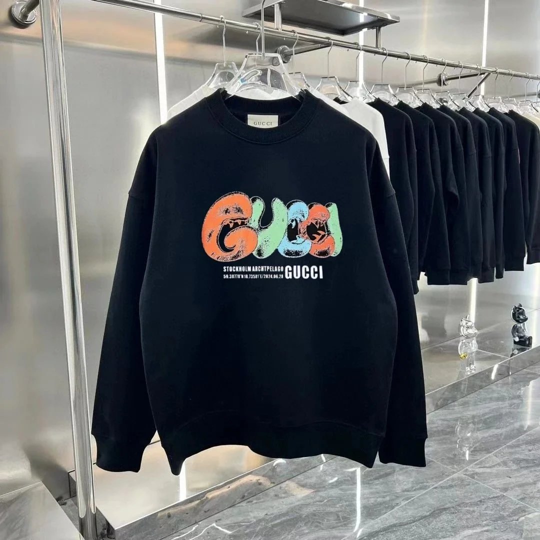 Gucci Stockholm Archipelago Logo Sweatshirt Black