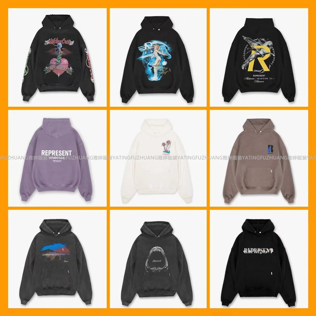 Represent Hoodies for Men and Women - Streetwear Fashion Sweatshirts