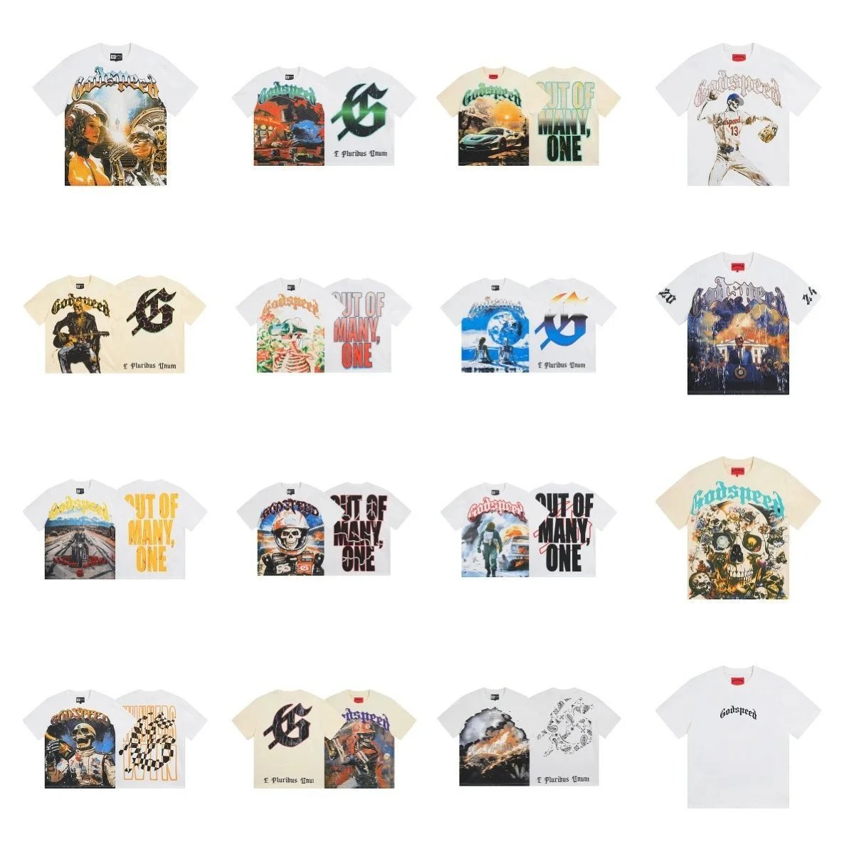Godspeed T-Shirts Collection - Streetwear Fashion Design