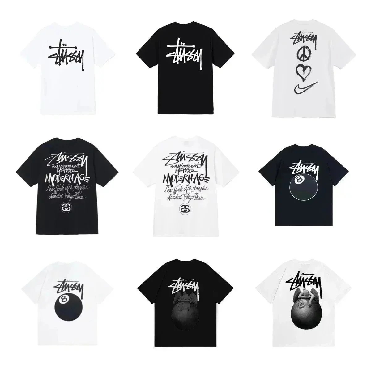 Stussy T-Shirts Collection - Streetwear Fashion for Men and Women