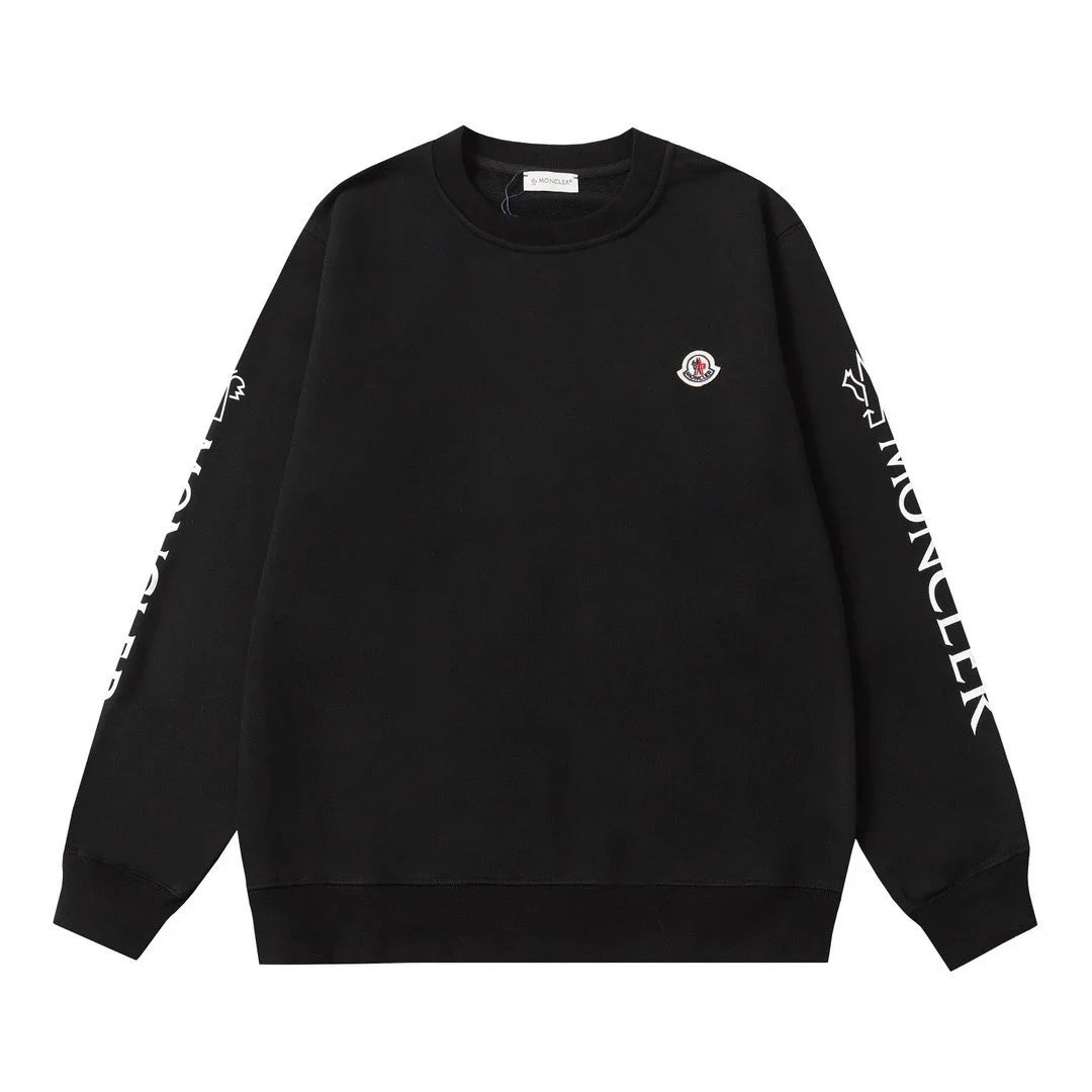 Moncler Black Logo Sleeve Sweatshirt